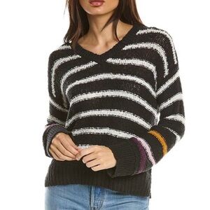 Michael Stars Hanson Stripe Multi-Colored Sweater